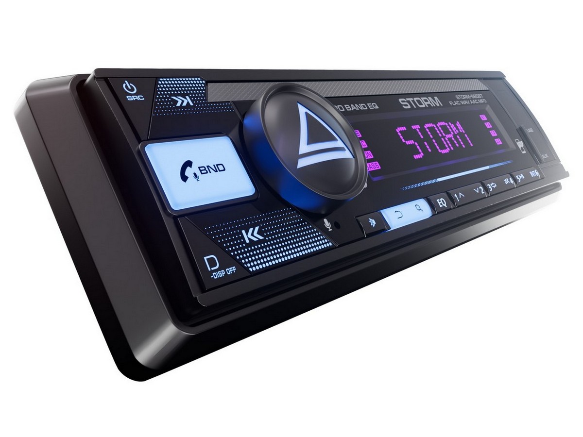 AurA | STORM-525BT | 4х51w, FLAC, USB/BT, 6 RCA (SUB), 20EQ, APP, 2-ZONE RGB, D-SWC, ДУ | превью 1