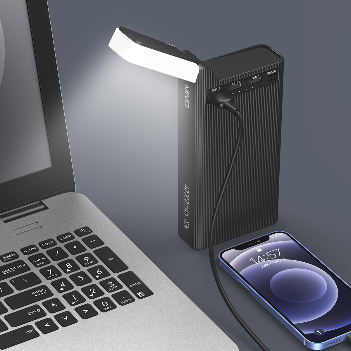 Mivo | MB-411Q | Power Bank   для зарядки   телефонов, смартфонов, | превью 2