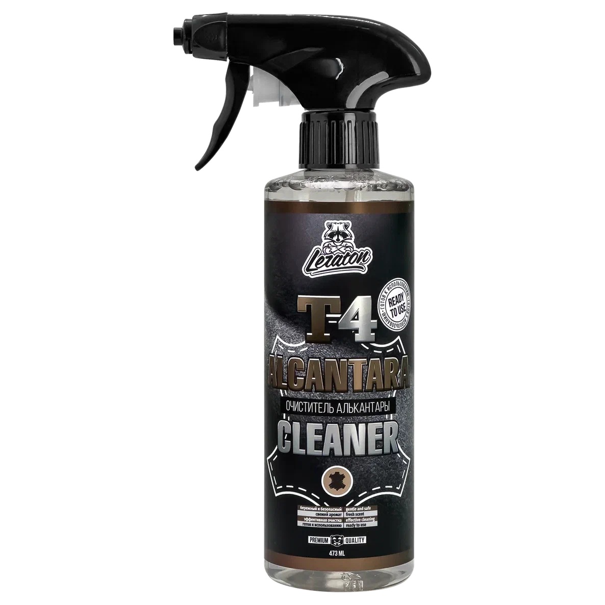 LERATON | T4 | Очиститель алькантары LERATON T4 473мл (готовый состав) | 1