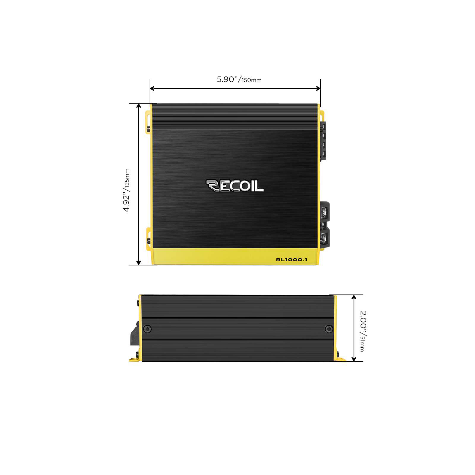 Recoil | RL1000.1 | 1-х канальный усил., 1х380/680/1000W | 7