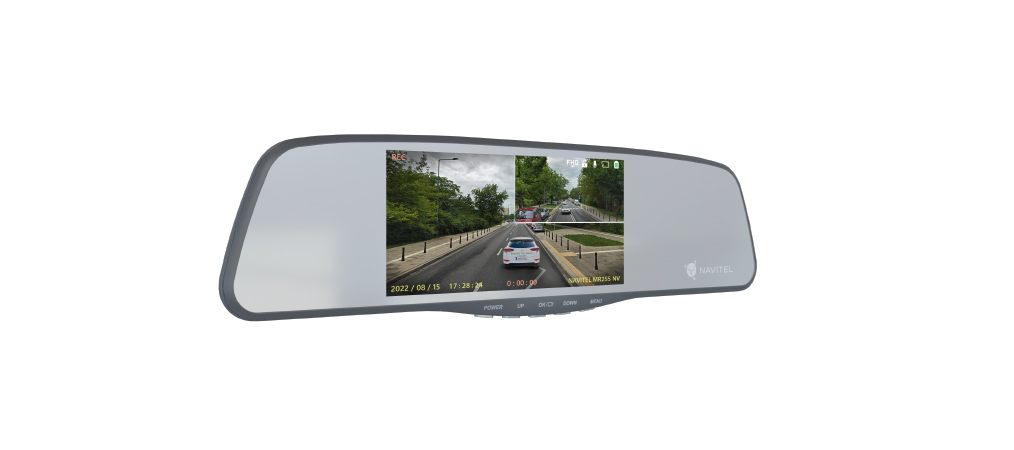 NAVITEL | MR255 NV | зеркало 5" MStar MSC8336,1080 FHD 1920x1080P/30 к,160гр,зад.камера | превью 2