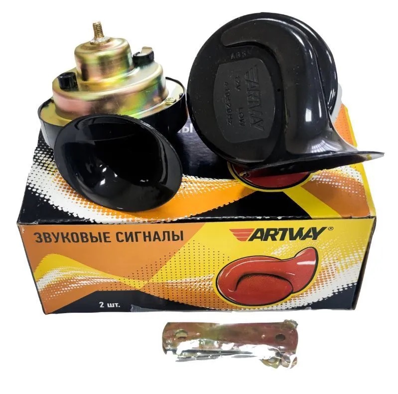 ARTWAY | AW-004 |  звуковой сигнал 12В,цинковый диск, без реле | 1