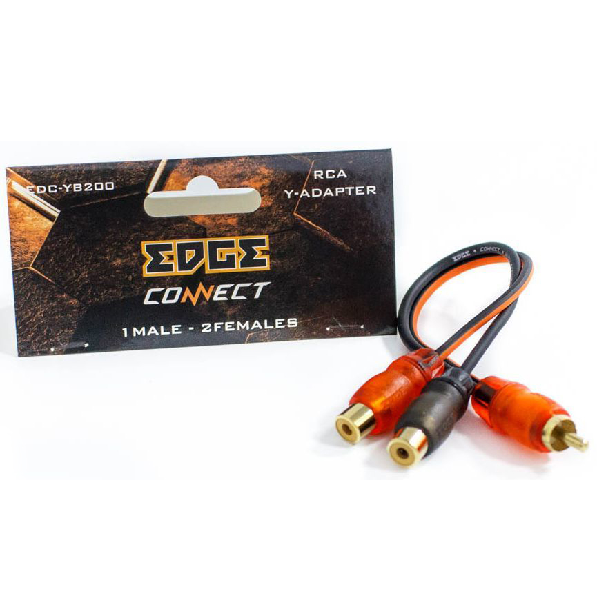 EDGE | EDC-YB200 | RCA- Y кабель 1папа- 2мамы, 1 шт. | превью 1