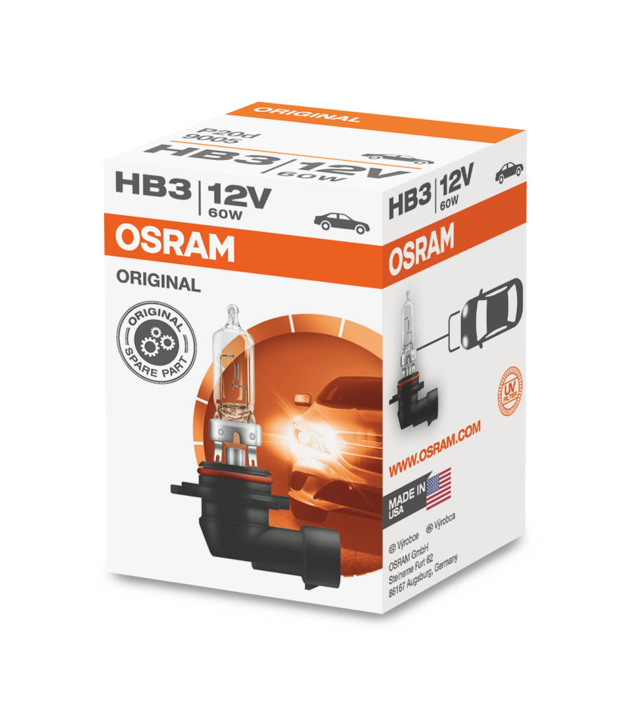 OSRAM | HB3 9005  | Лампа HB3 12V 60W  1шт. | превью 3