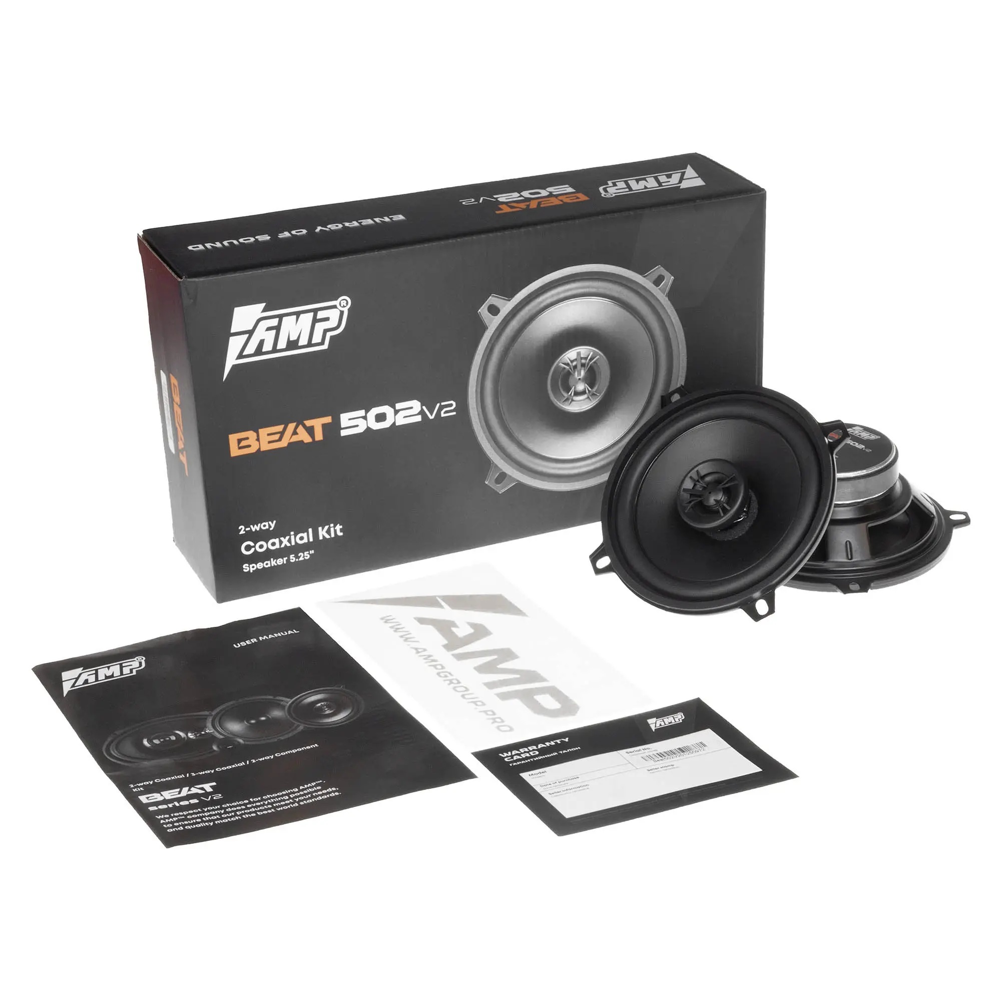 AMP | Beat 502 V2 | 13 см 3-х полосная 40Вт/80Вт| 8