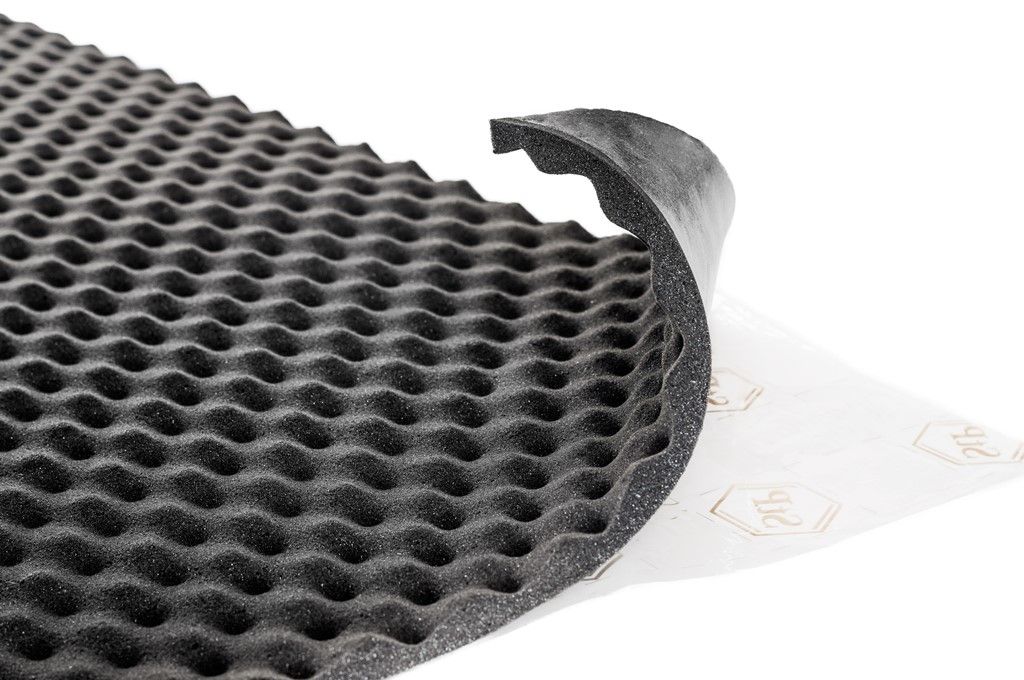 STP | Бипласт PREMIUM 15A | шумо-щий м-ал, пирамидальная пов-ть, лист 0,75*1м, толщина 15мм | превью 1