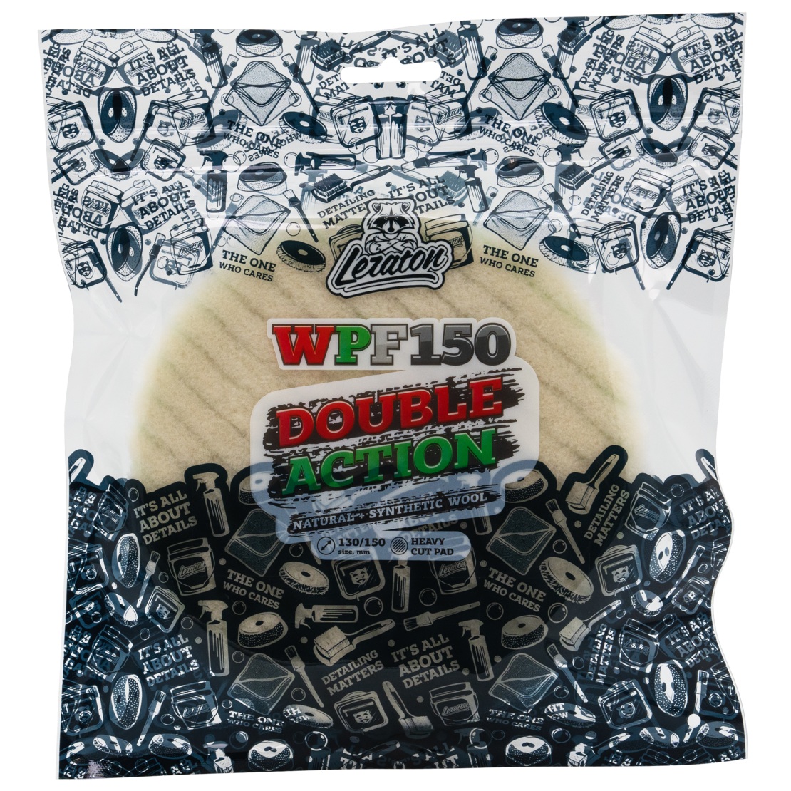 LERATON | WPF150 | Меховой полировальник на поролоне 130/150 WPF150 | 1
