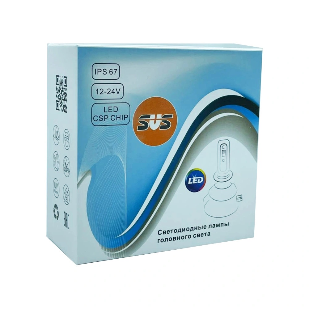 SVS | HB3/9005 серия N3 | LED компл. головного света CSP-1860 2000Lm, 5000K , 20W | 2