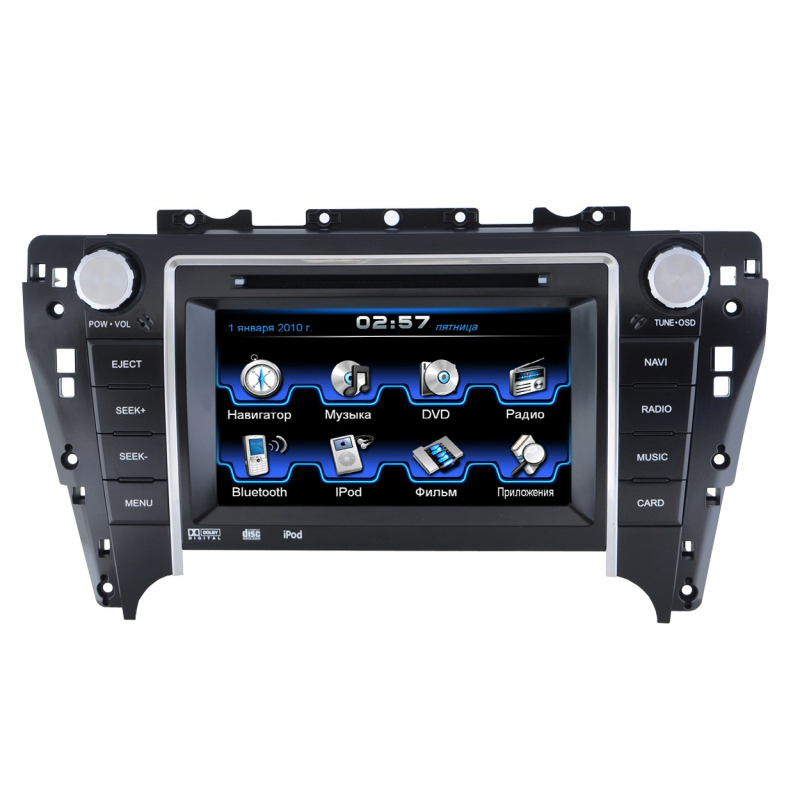 Intro | Toyota CHR-2291 CA |  Штатная DVD магн Toyota Camry 12+  BT, ТВ, навигация  | превью 1