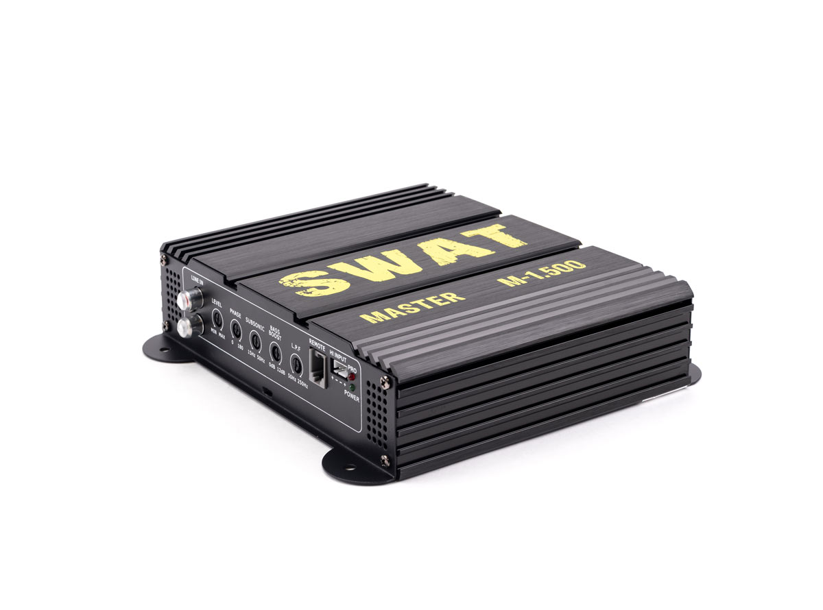 Swat | M-1.500 | 1х300 Вт ( 4 Ом ), 1х500 Вт (2 Ом), 900Вт -MAX, аналоговый, класс АВ | превью 1