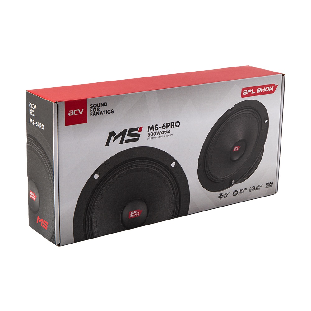 ACV | MS-6PRO | SPL-Show акустика/СЧ/6.5"/RMS=150Вт/4Ом | 7