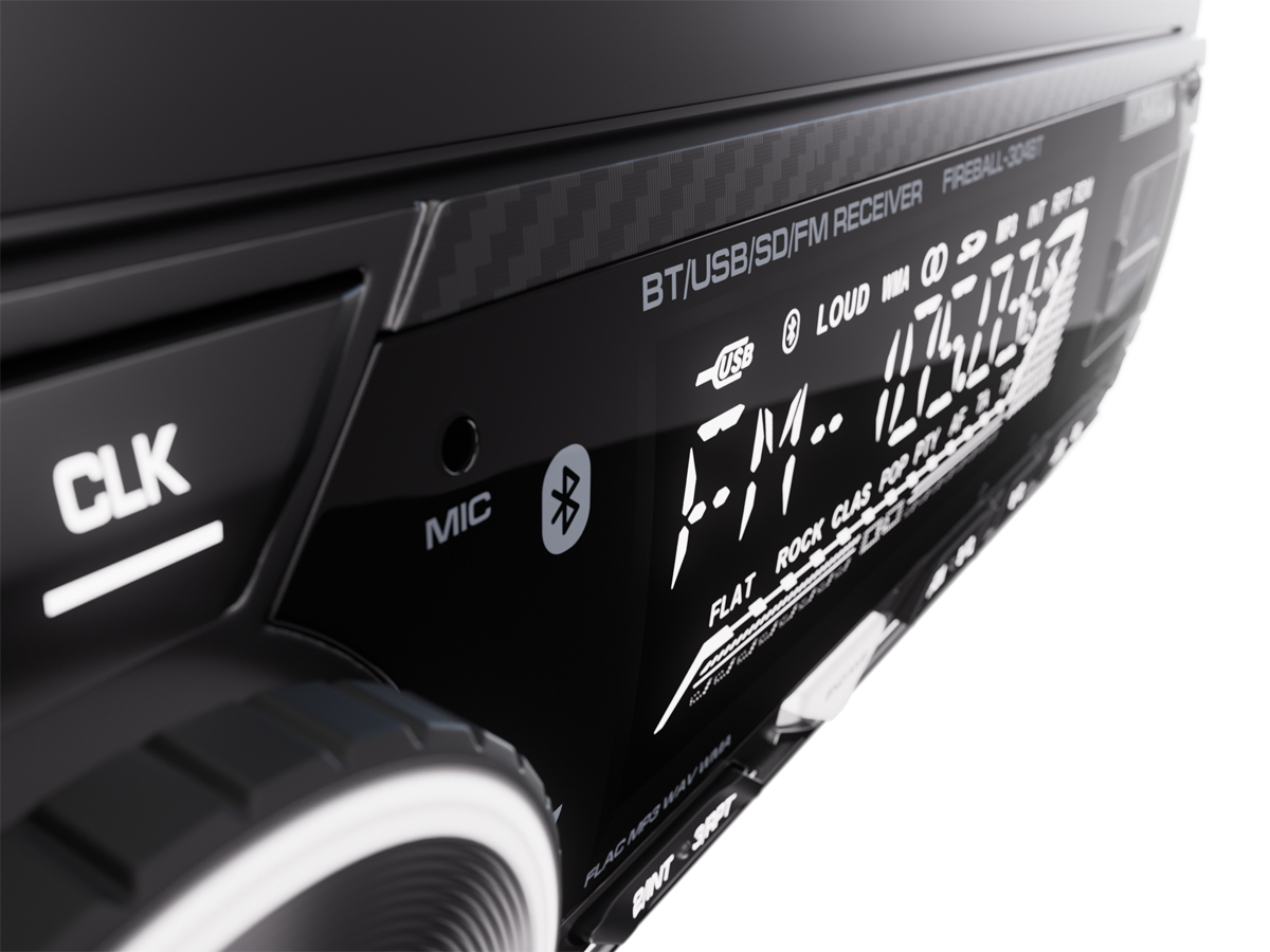 AurA | FIREBALL-304BT | 24V, 4х36w, FLAC, 2xUSB/BT, APP, 1 пара RCA, белые кнопки | 4