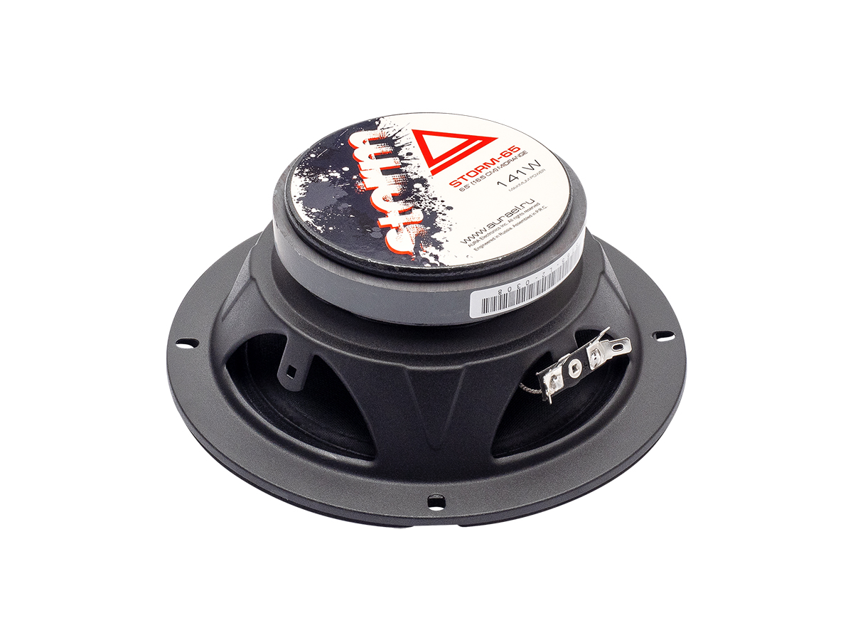 AurA | STORM-65 | 6.5" (16.5cm), ПАРА, 4 Ом, 71/141w, 93db, 100Hz-16kHz, 61.5mm | 5