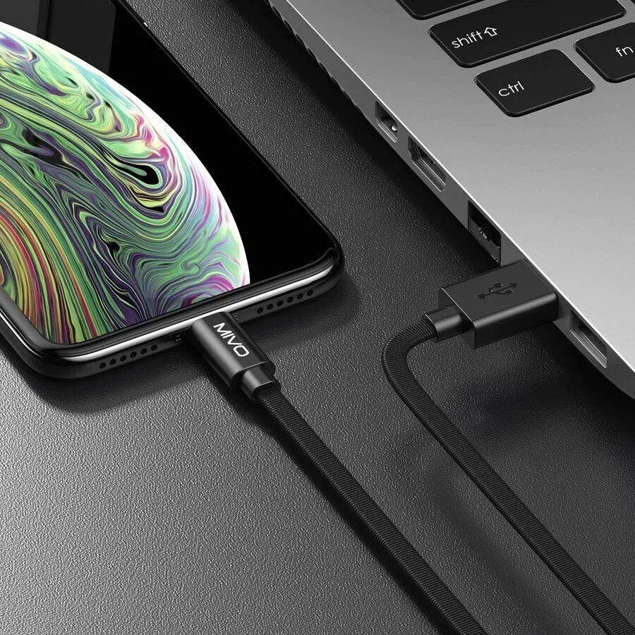 Mivo | MX-42L | Кабель Lighting Mivo - USB 2.4 А  1 м | превью 2