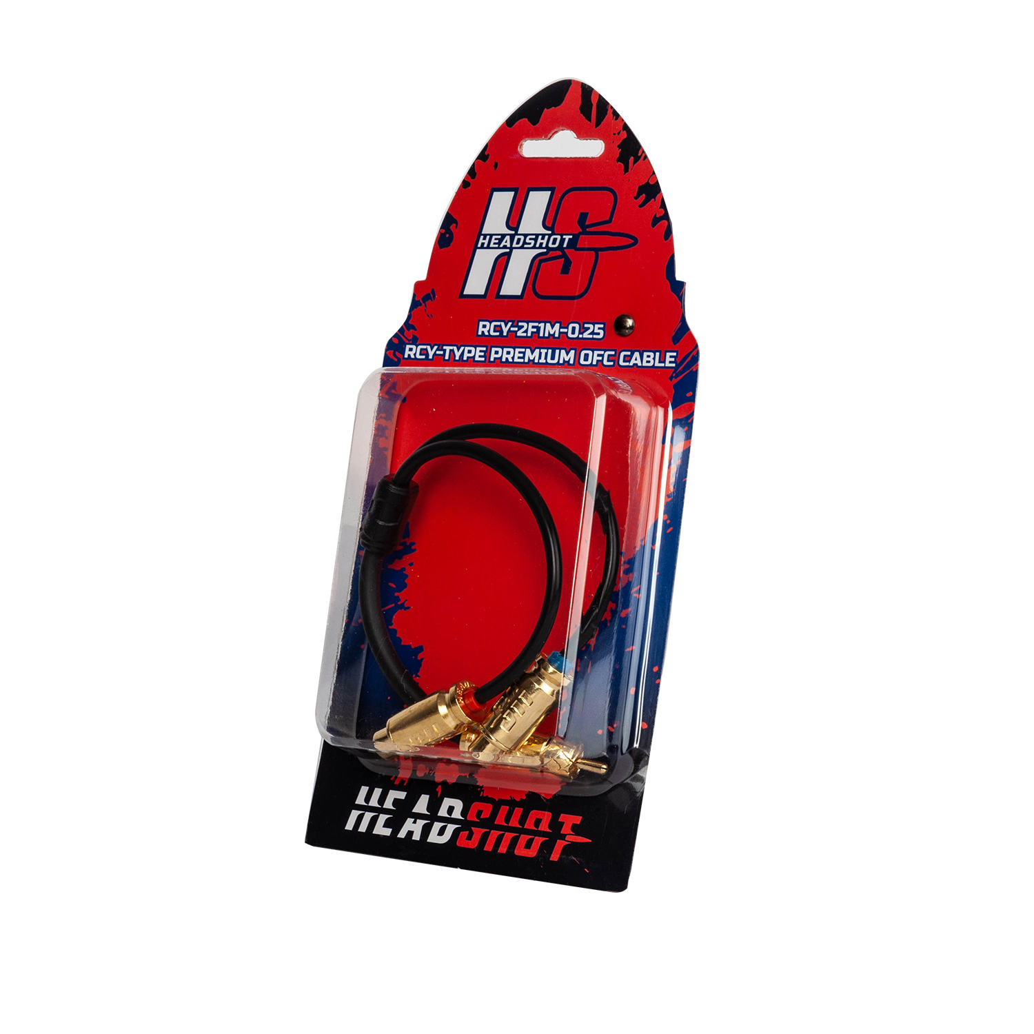 KICX | Headshot RCY-2F1M-0.25 | медный кабель-переходник 2 “мамы” /1 “папа”, 0,25м. 1 шт. | превью 3