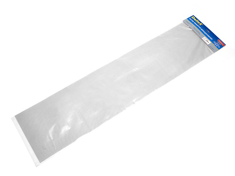DolleX | DKS-135 | Металлическая сетка декоративная 120 х 30 см, серебро, ячейки 10 х 5,5мм| 1