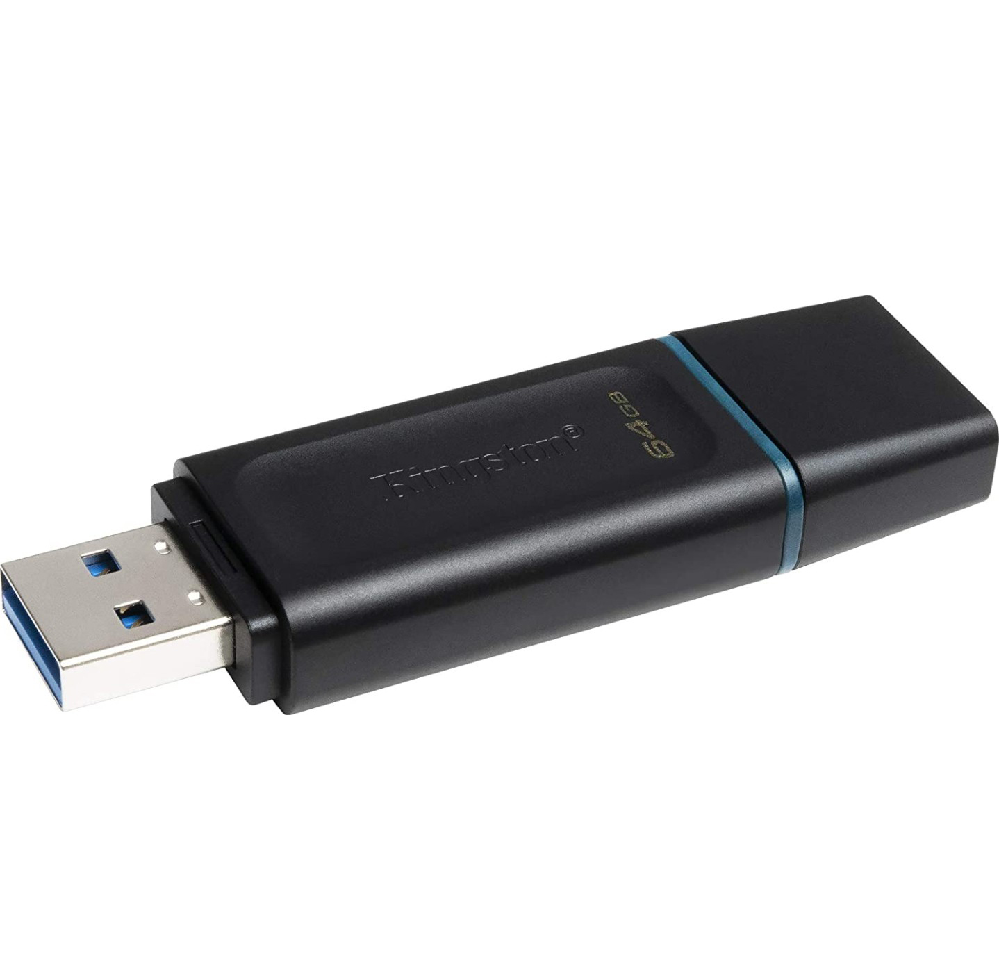 Kingston | 64GB | Модуль памяти DataTraveler Exodia чёрный/бирюзовый| превью 3