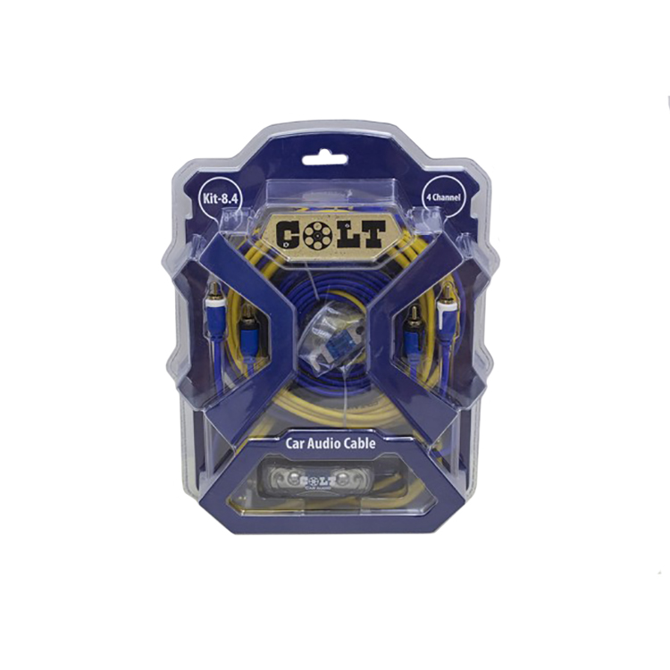 COLT | KIT84 | Набор проводов для 4-х канального усилителя (8 GA) гибкий силикон, омедненный алюм | превью 1
