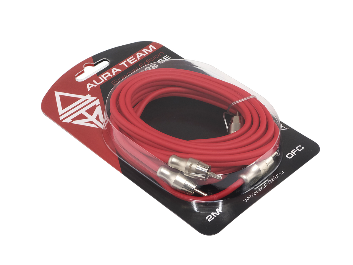 AurA | RCA-B22 SE | RCA-кабель 2 метра, 2 канала, бескислородная медь (OFC), двойной экран | превью 2