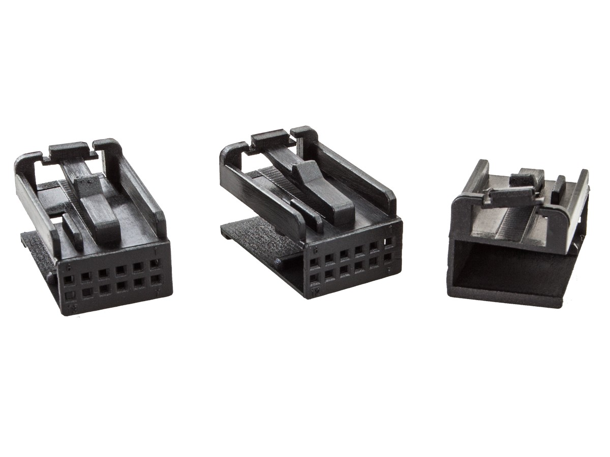 AurA | AWZ-2019 | Корпус для разъёма Quadlock, черный, в упаковке 10 шт. | 1