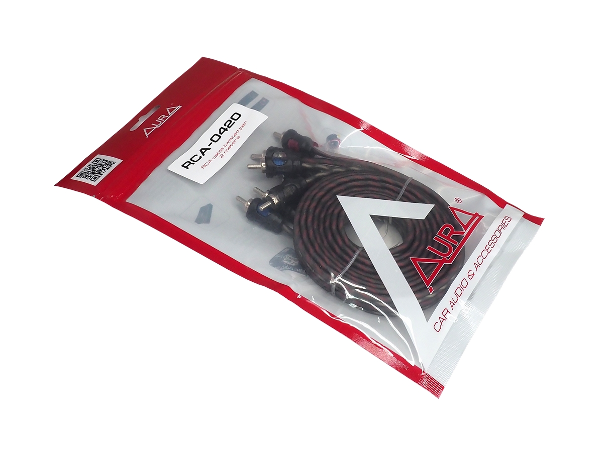 AurA | RCA-0420 | RCA-кабель 2 метра, 4 канала, витая пара | превью 2