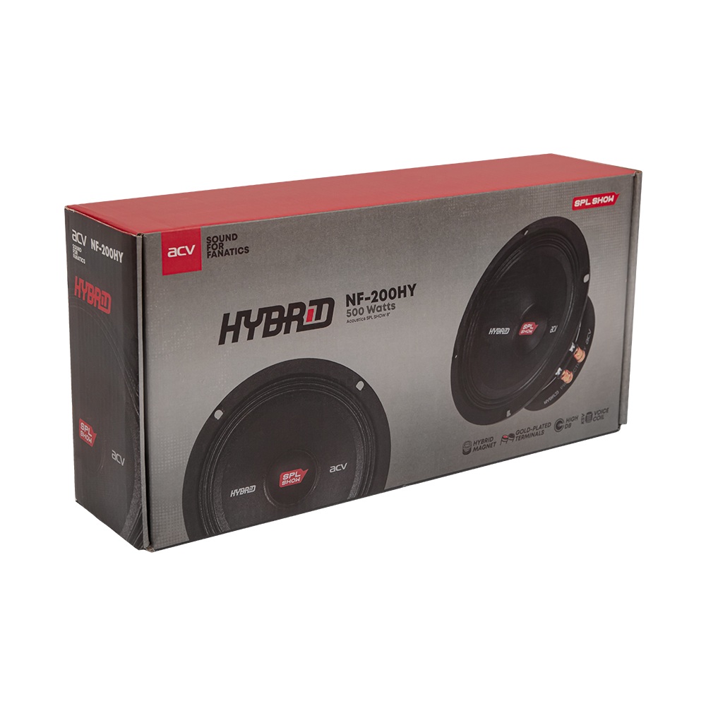 ACV | NF-200HY | SPL Show акустика СЧ 8"/RMS=250Wt/4Om/99дБ | 7