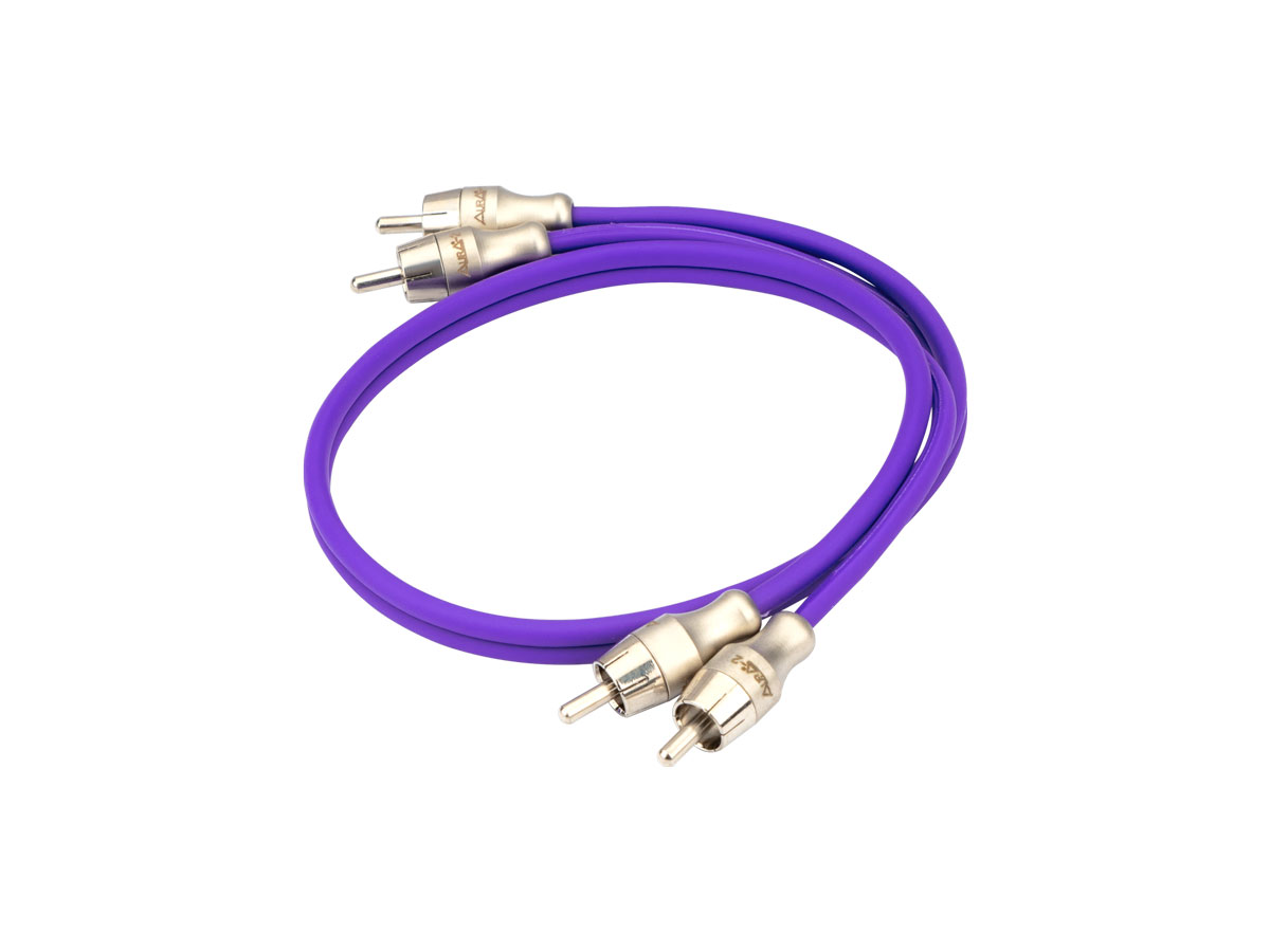 AurA | RCA-B202 MkII | RCA-кабель 0.25 метра, 2 канала, бескислородная медь (OFC), двойной экран | 1