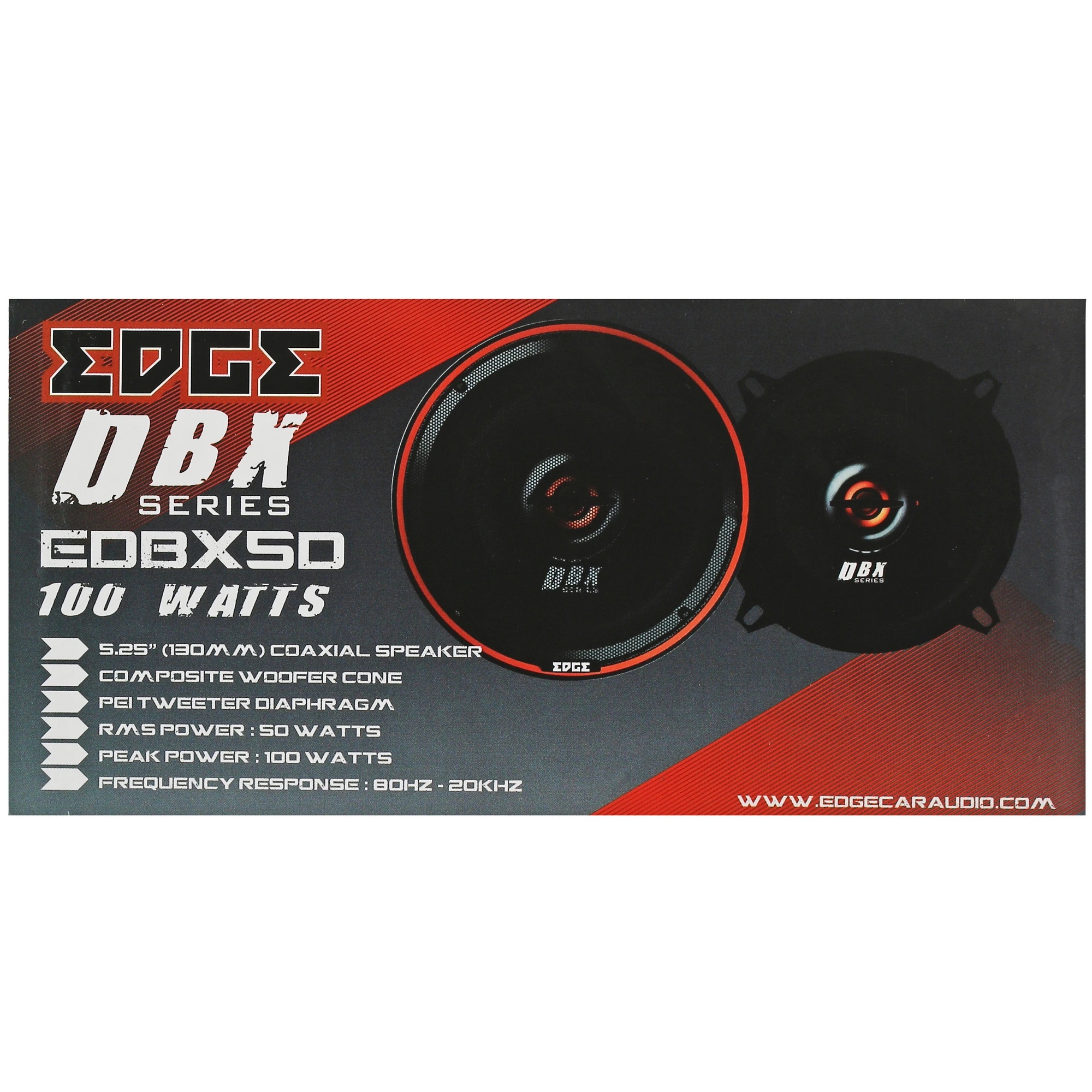 Edge | EDBX5D-E2 | 5" (13cm), 2-х полосные, коаксиальные | 6