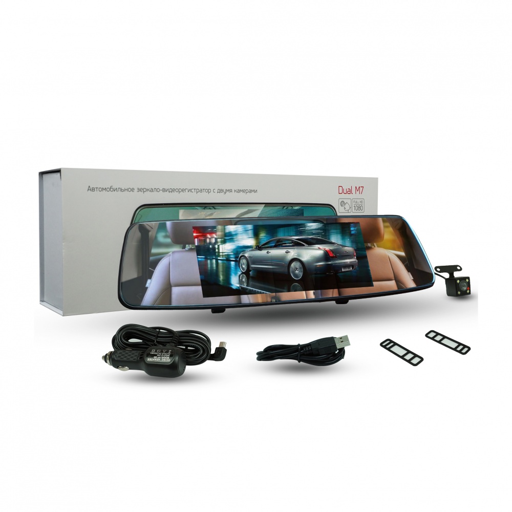 Уценка | Зеркало-видеорегистратор SLIMTEC Dual M7 (из ремонта) | превью 1
