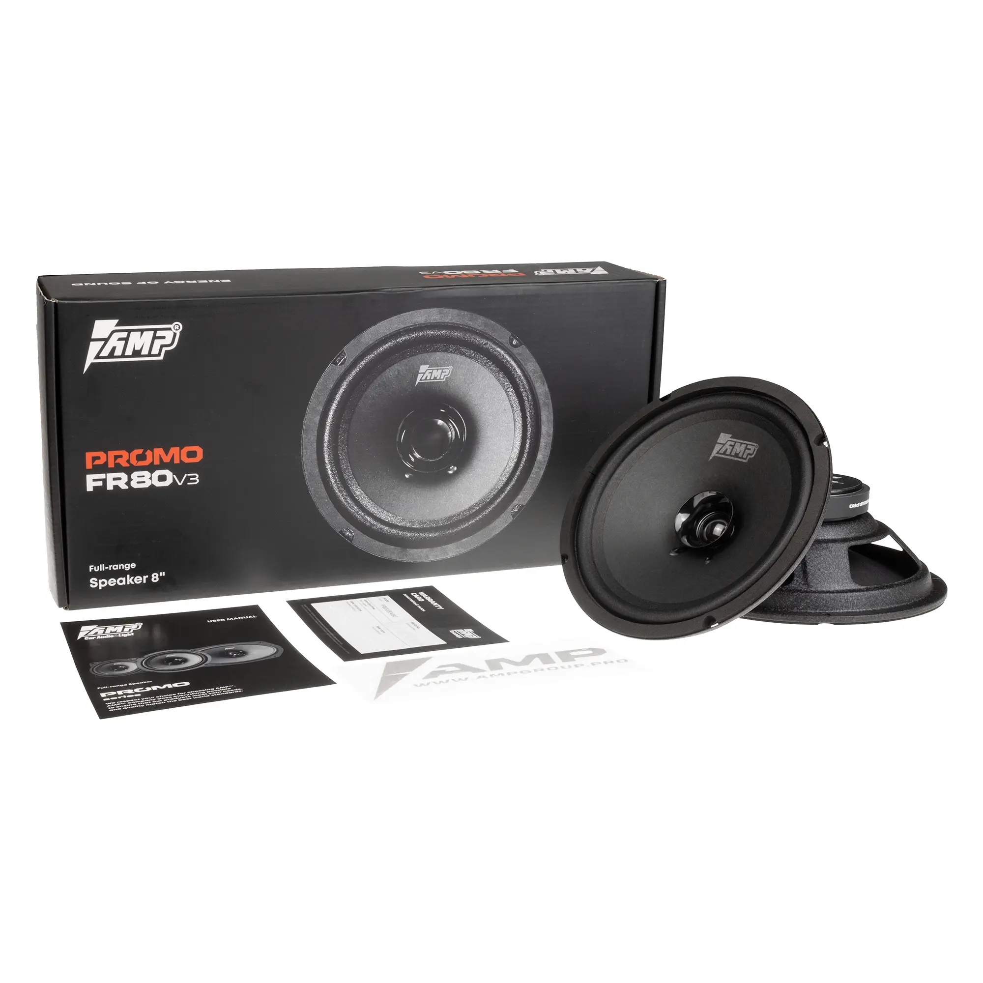 AMP | PROMO FR 80 ver.3 | 20см Эстрадная Широкополосная  50Вт/90Вт. 3 Ом. ПАРА | 7