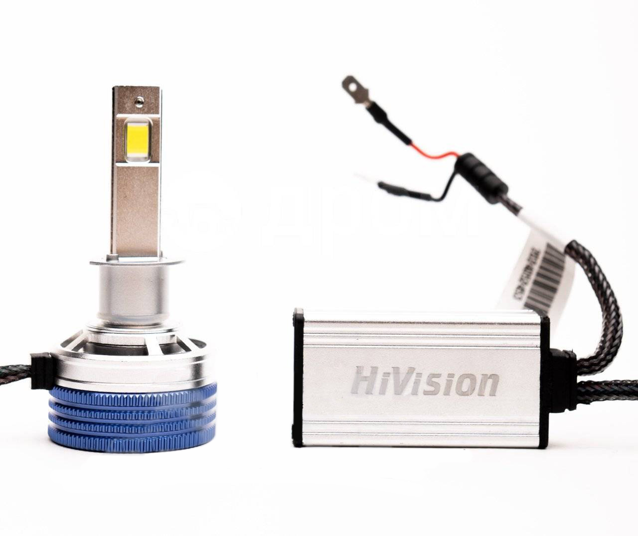 HiVision | Z7 Power Bright | H1 Для линз. оптики 6000K, 8000Lm ком. 2 шт. | 2