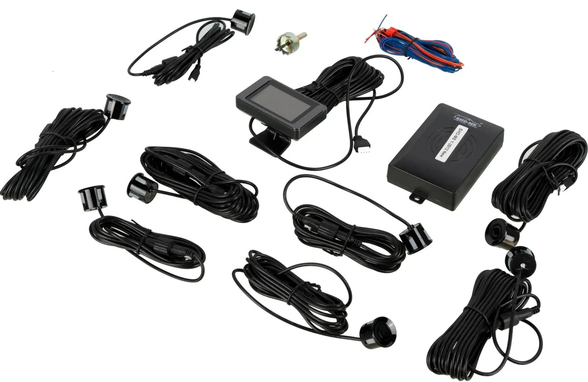 Sho-me | Y-2612N08 Silver |8 датчиков цв.диспл. перех.кольца, 22mm | 4