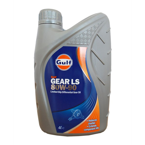 Gulf | Gear LS GL-5 90W 4L | 4L мин.транс.масло для самоблокирующихся диф. | 1