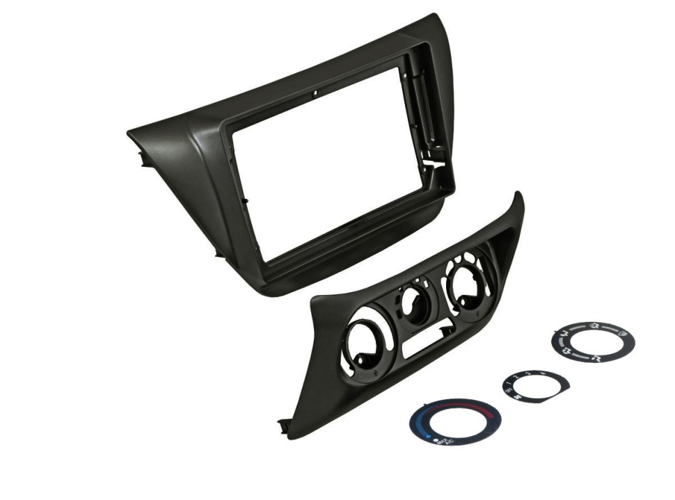 Incar | RMS-FC807 | Рамка магнитолы 9" для Mitsubishi Lancer XLancer-9 2000-2010 BLACK | 2