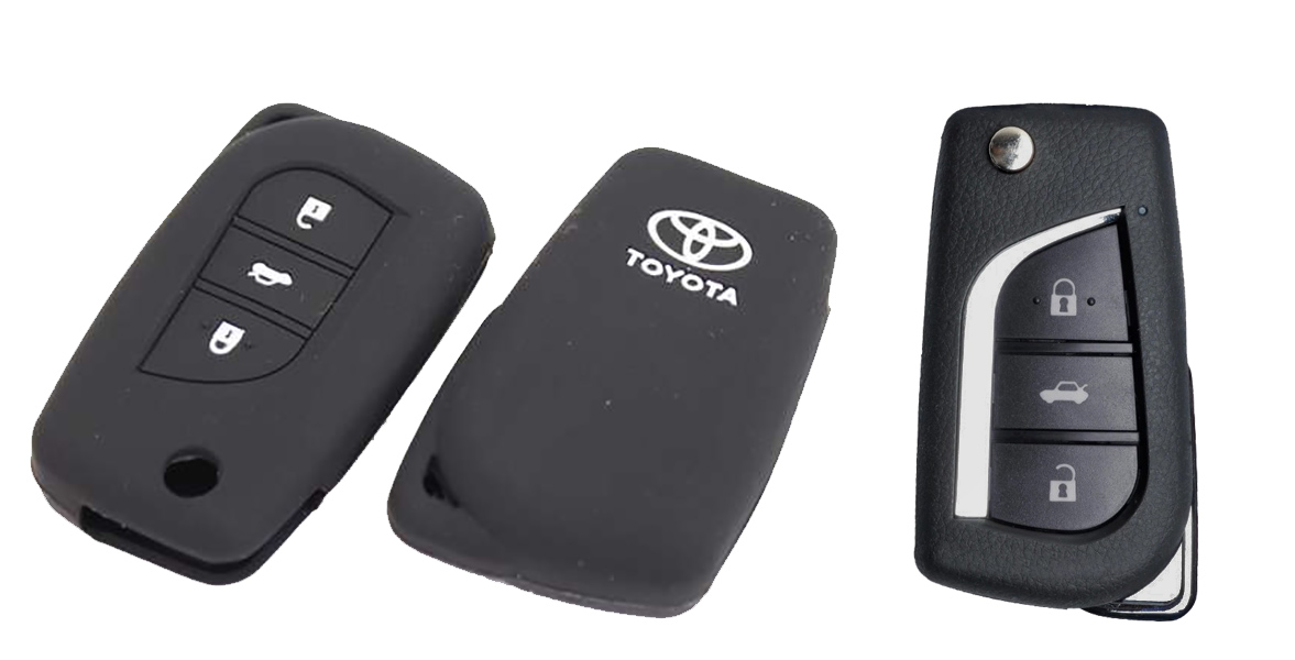 Чехол Силикон | TOYOTA -01   | Силиконовый чехол для выкидного ключа  | 1