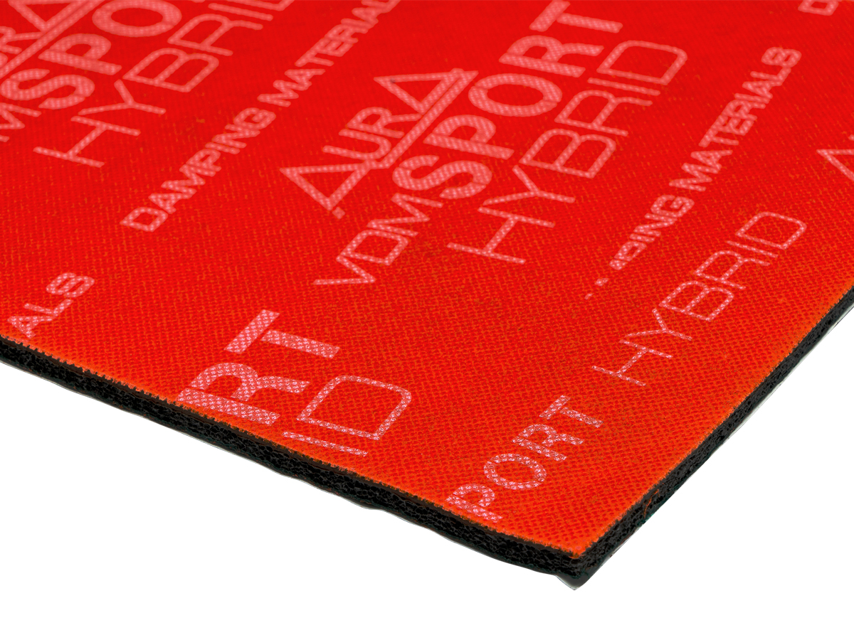 AurA | VDM-SPORT HYBRID PRO  | Мембранная звукоизоляция, толщ 7 мм, 500 мм х 275 мм, пачка 8 л | 1