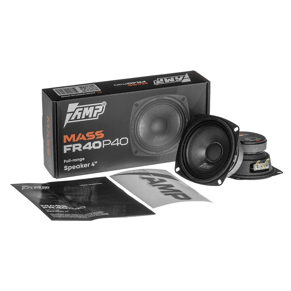 AMP | MASS FR40P40 | 10см Эстрадная Широкополосная 4 Ом. ПАРА | 7