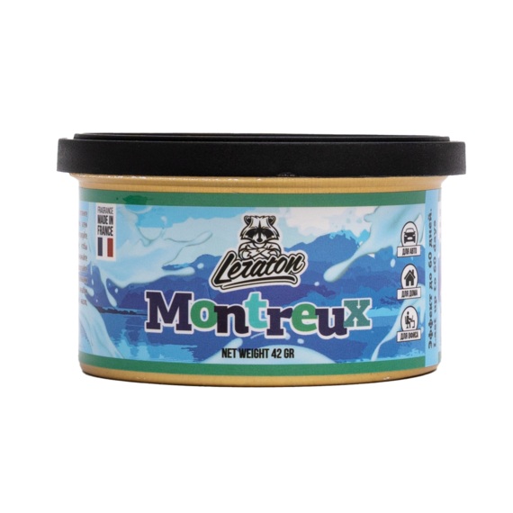 LERATON | Montreux | Ароматизатор для автомобиля в банке (Fresh Linen/Свежее белье) | 1