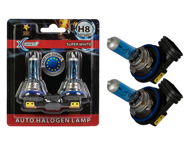 XENITE | H8 Super WHITE | 12V 35W + 30% | упаковка 2шт. превью 1