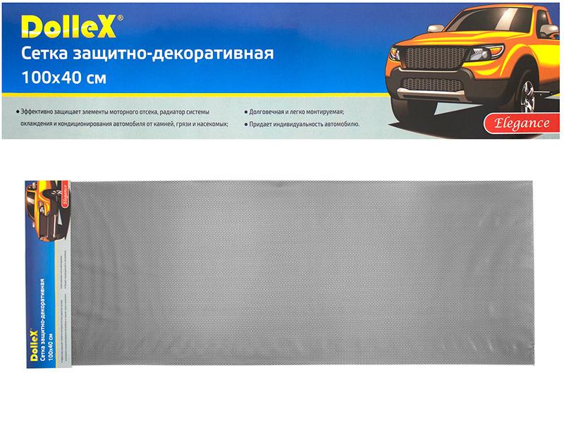 DolleX | DKS-005| Металлическая сетка декоративная 100 х 40 см, черная, ячейки 6мм х 3,5мм| превью 1