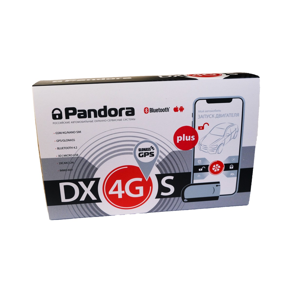 Pandora | DX 4GS PLUS | 4G/LTE/3G/2G GSM-модем, GPS/ГЛОНАСС , BT, BT-760 black 2ш | превью 1