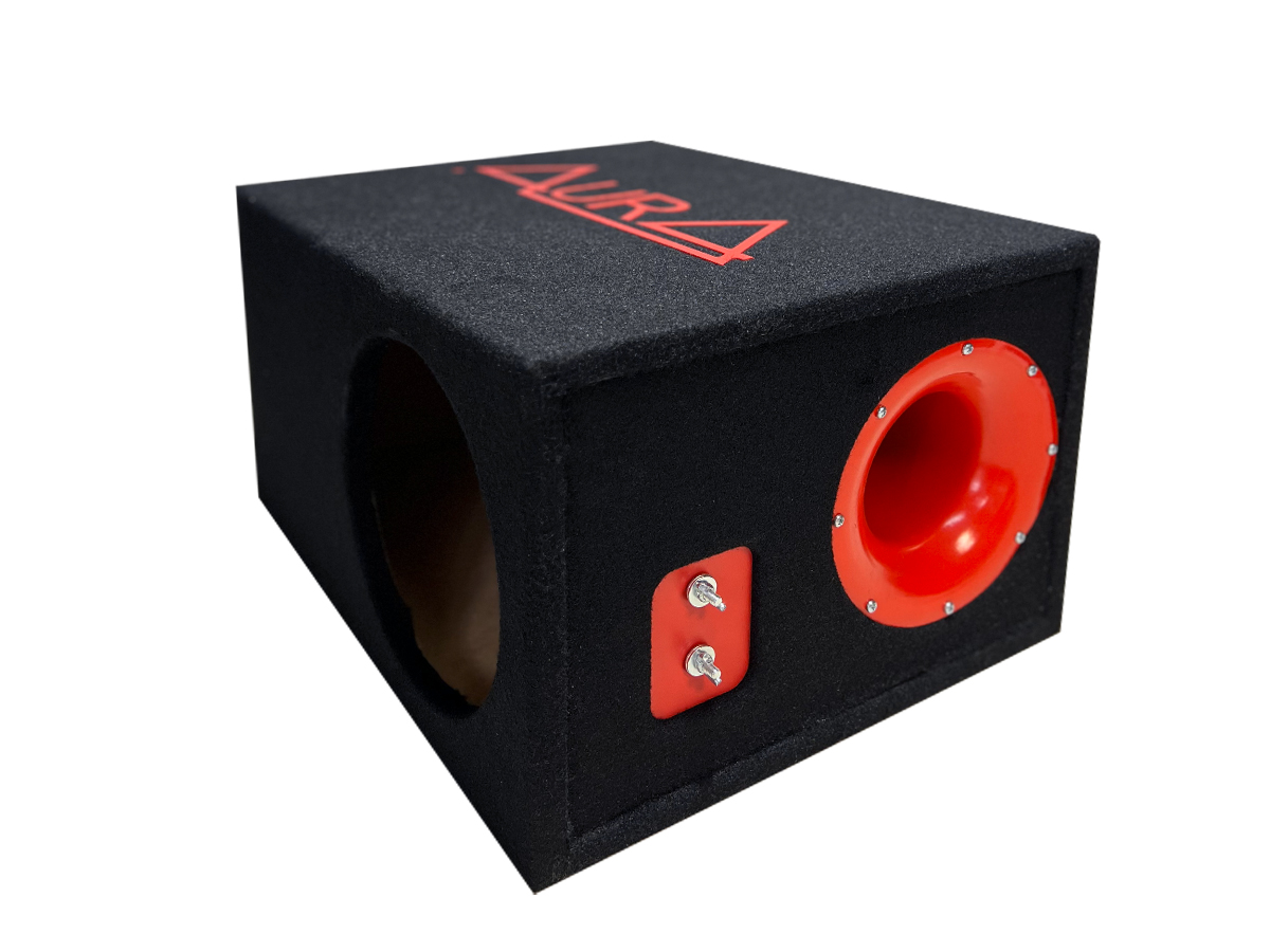 AurA | BOX-10-45-PW |  10" универс. корпус ФАНЕРА, 45 литров, Труба 110 мм | превью 2