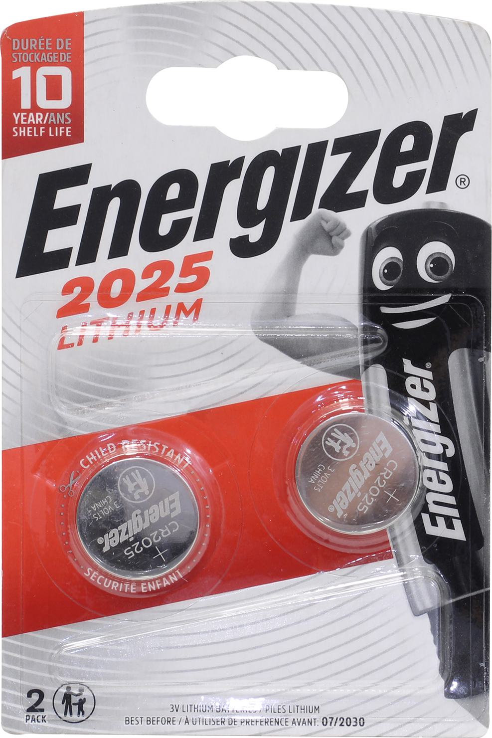 Energizer | CR2025 |  Батарейка Energizer 2шт. ЦЕНА за 2шт. | превью 1
