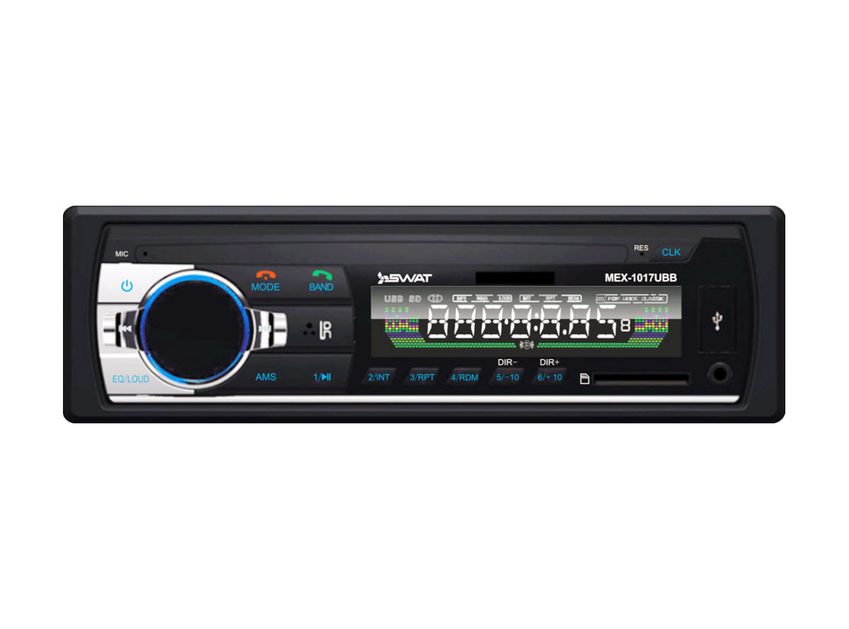 Swat | MEX-1017UBB | 4x50, USB/SD, BT, голубые кнопки | превью 1