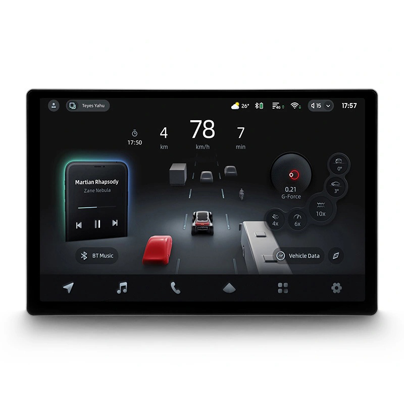 TEYES | CC4 PRO  8+128 | 1 DIN  Android 14. экран 13'' , ВТ,  Wi-fi. GPS. USB,   навигация   | превью 1