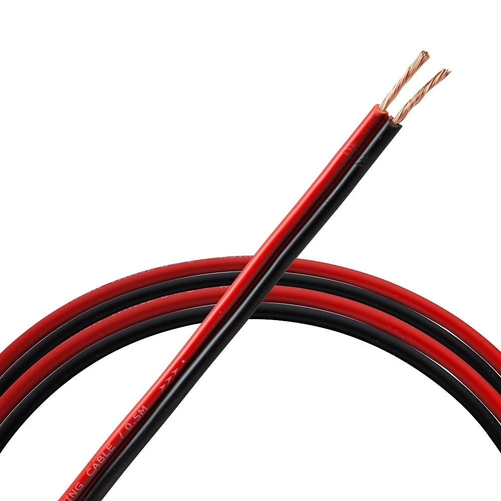 KICX | MWCCA-2075RB | Кабель монтажный, медно-алюм черный/красный 2x0.75мм  бухта 100м. | превью 2