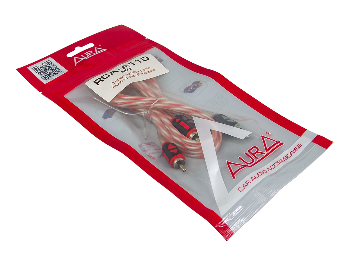 AurA | RCA-A110 MkII  | RCA-кабель 1 метр, 2 канала, витая пара | превью 2