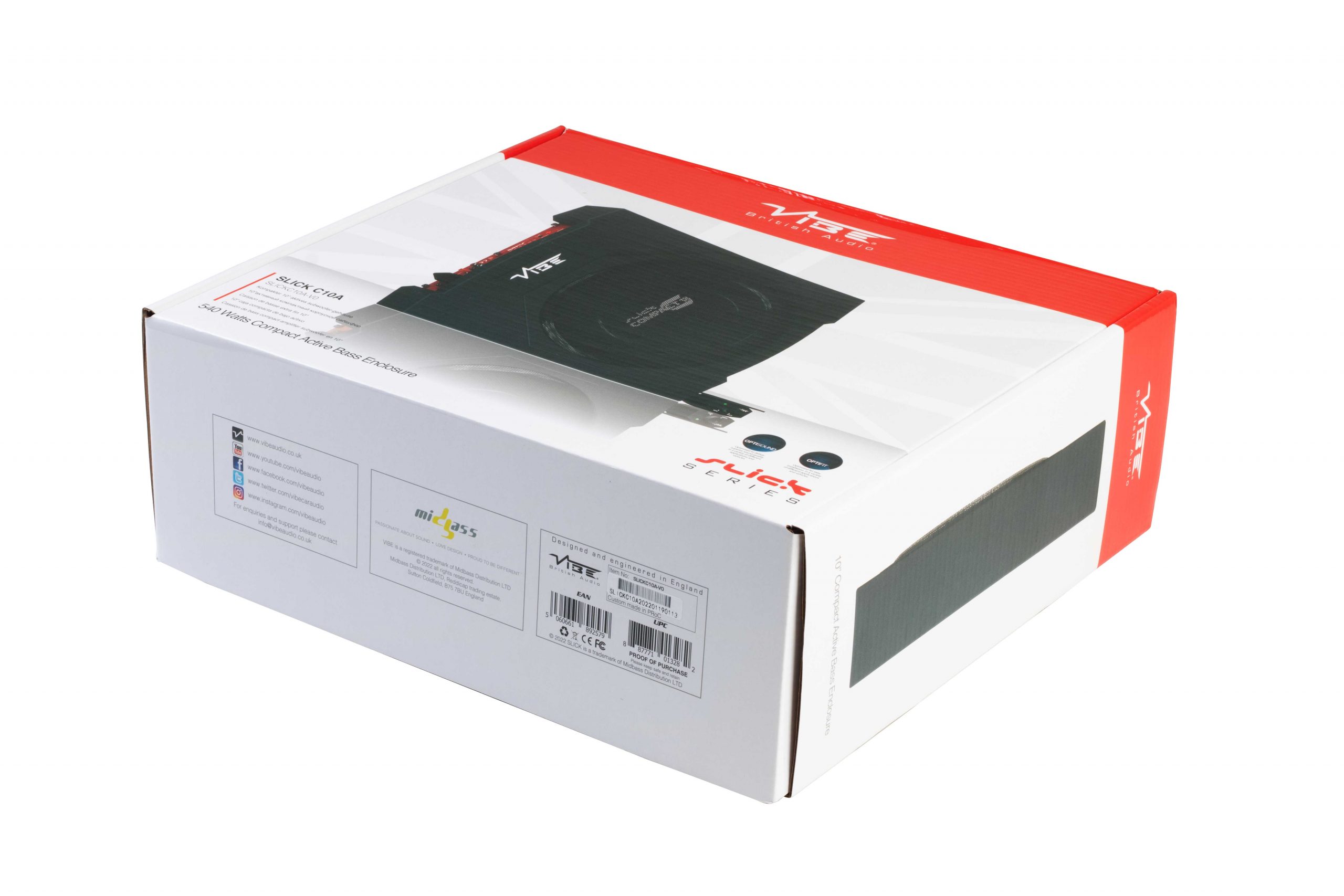 Vibe | SLICKC10A-V0 | 10", плоский под сиденье | 6