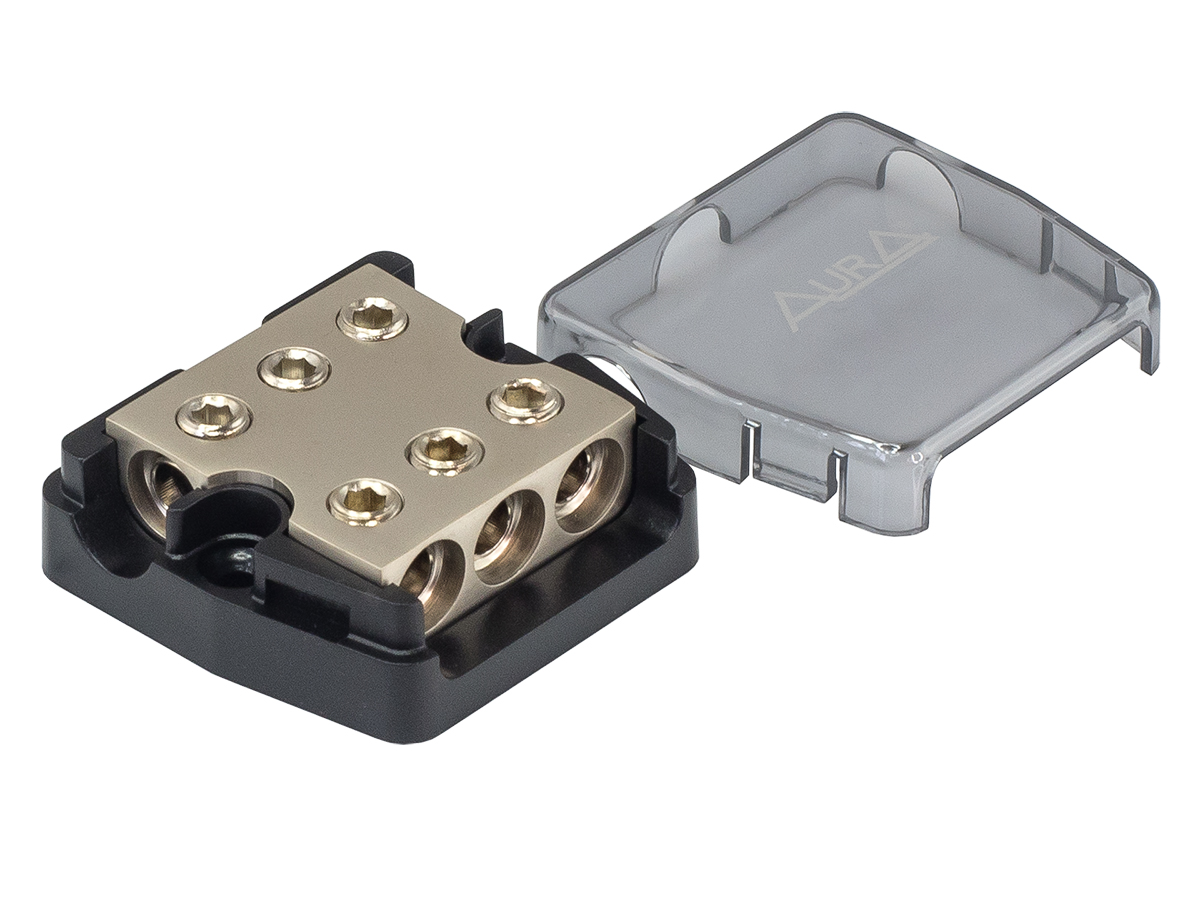 AurA | FHD-348N | Дистрибьютор, вход 3x4-8Ga, выход 3x4-8Ga | превью 2