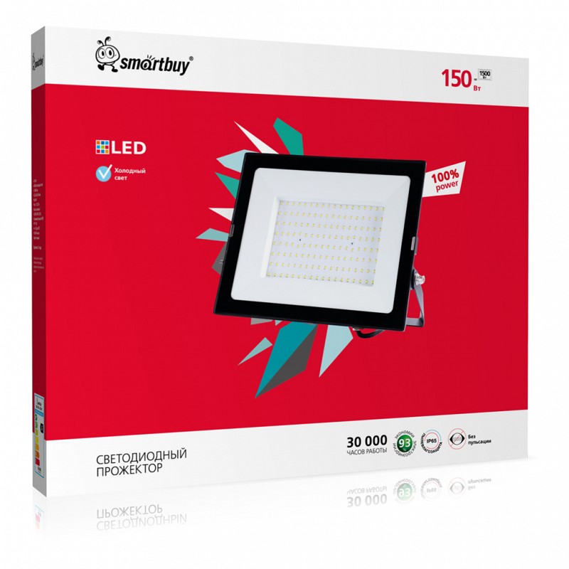 Светодиодный (LED) прожектор | Smartbuy | FL SMD Pro 150W/6500K/IP65 | превью 3